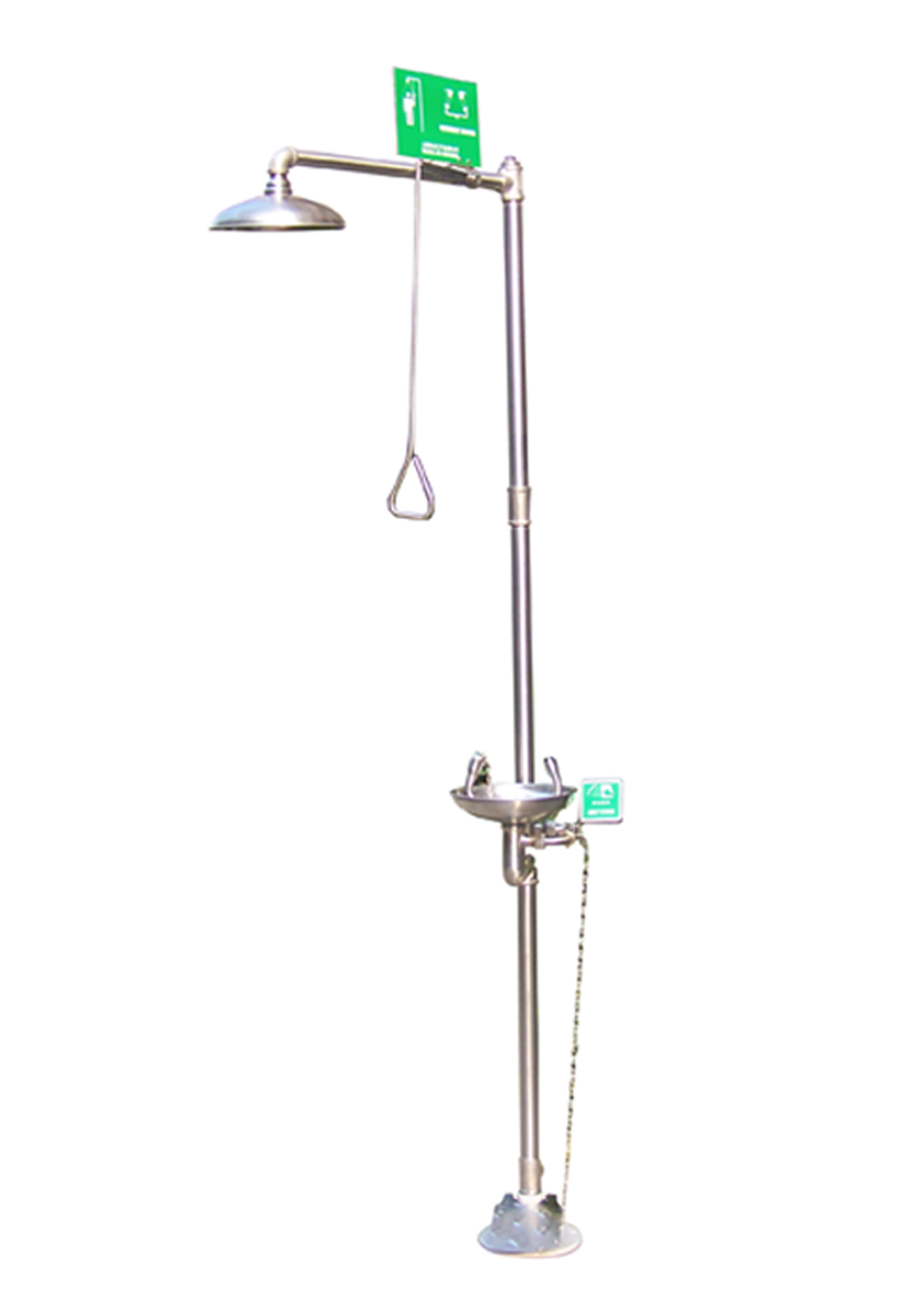 不銹鋼復(fù)合式?jīng)_淋洗眼器(標(biāo)準型)